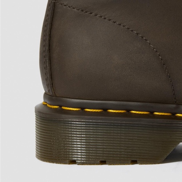 Dr. Martins Brown Leather Lace Up Boots - Picture 6 of 6